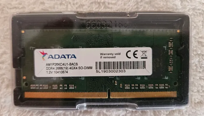 Memória Adata 4GB 266MHz DDR4 Para Notebook