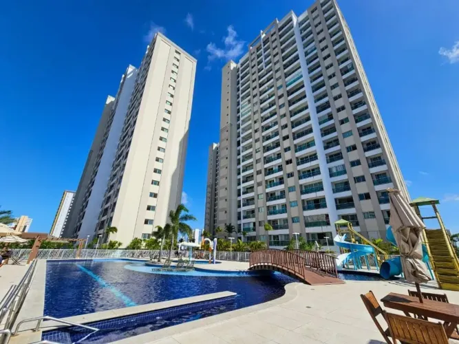 Praça da Luz - 55 metros - 2 quartos com 2 banheiros - 1 vaga - Lazer Completo - Centro/Be