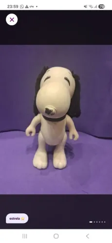 Boneco anos 90 snoopy