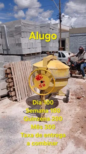 Locação de betoneira 