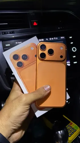 iPhone 17 Pro 256GB Laranja, seminovo aceito cartão