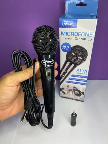 Microfone Dinâmico Unidirecional - Knup KP-M0011 an2