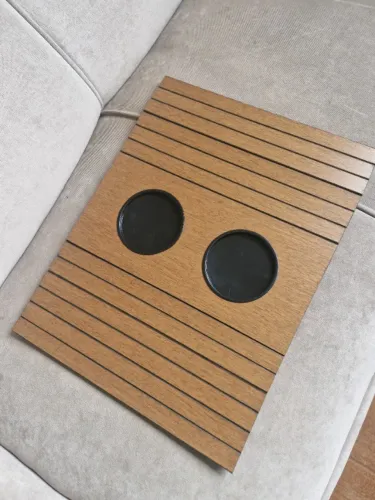 Porta Copo para Braço de Sofá Esteira Bandeja
