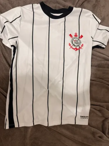 Kit 2 camisas do Corinthians PP branca e preta original
