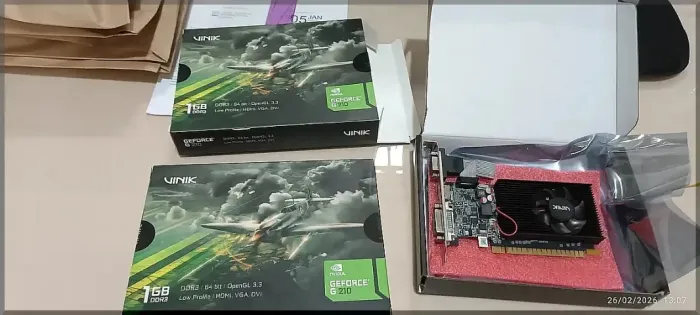 placa de vídeo nvidia g210 1gb com eficiência energética e bom desempenho Sem uso