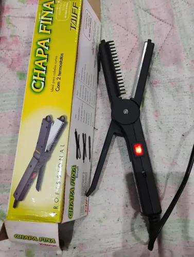 Vende se essa prancha de cabelo bivolt