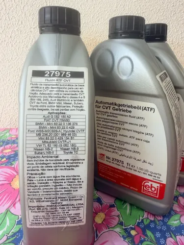 Óleo transmissão CVT