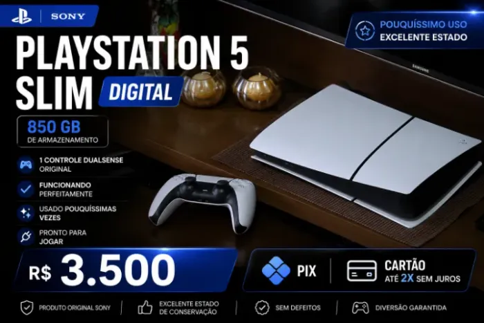 PLAYSTATION 5 SLIM DIGITAL - 850 GB