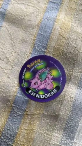 Tazo Nidoran Nidorino Nidoking evolutazo
