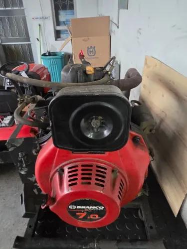 Gerador branco 7hp/diesel/5kw