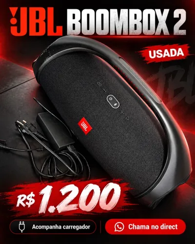 JBL Boombox 2 Original + Carregador - R$ 1.200
