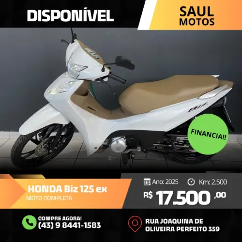 Honda Biz 125 EX/ 125 EX Flex 2025
