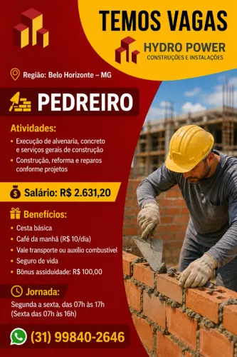 PEDREIRO DE ACABEMENTO