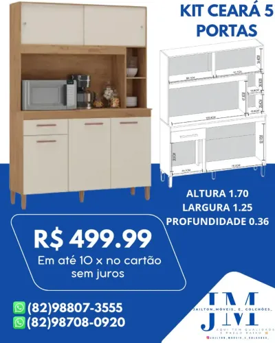 PROMOÇÃO DE ARMÁRIO KIT CEARA