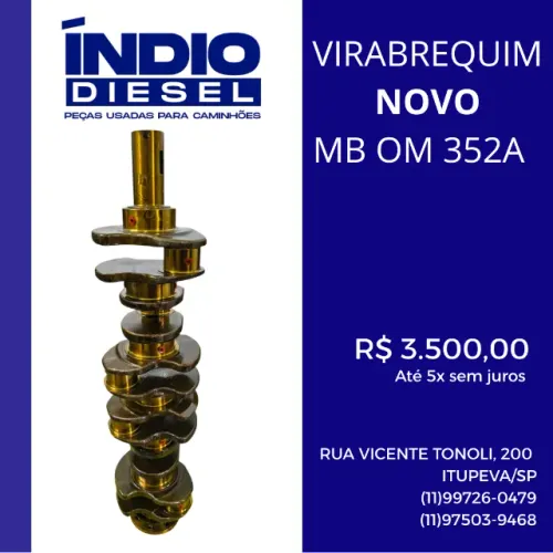 VIRABREQUIM NOVO MB OM 352 MERCEDES BENZ