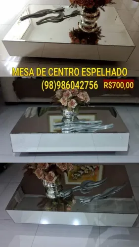 Mesa espelhada