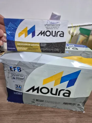 BATERIA AUTOMOTIVA MOURA START STOP -EFB - 12V 72Ah - MF72LD