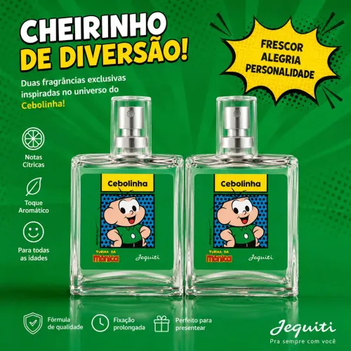 Kit 2 Colônia Infantil Cebolinha-Jequiti