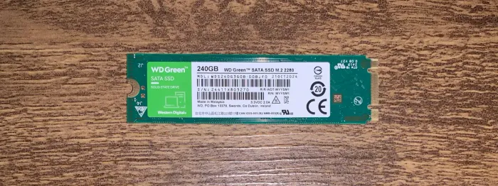 SSD M.2 WD Green 240GB M.2 2280 SATA III