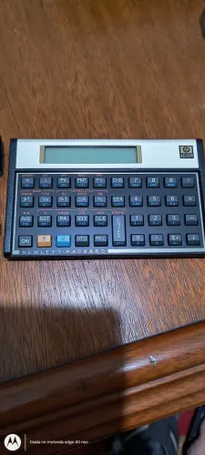 HP 12C calculadora financeira original c/ manual e capa