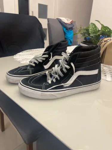 Tênis vans cano alto usado uma vez