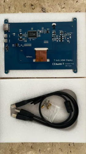 Display LCD HDMI 7 polegadas 1024x600 px