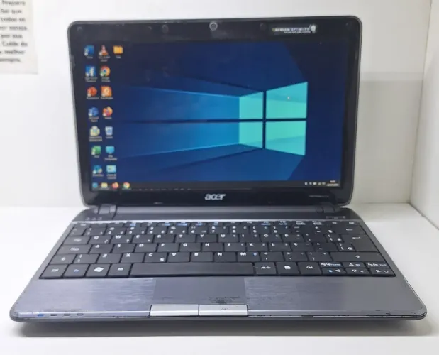 Netbook acer 4GB de memória ram Windows 10 64bits ideal para estudos!!