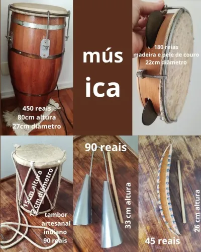 Instrumentos musicais de excelente qualidade