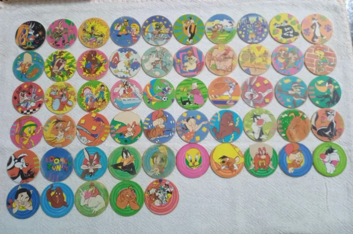 55 Tazos Looneytunes Elma Chips