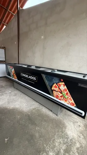 Ilha de congelados Gelopar 826 litros 220v zerado