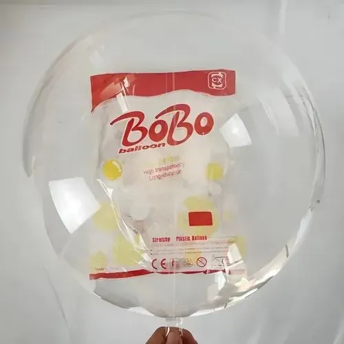 50 Balões bolha transparentes da marca Bobo Balloon