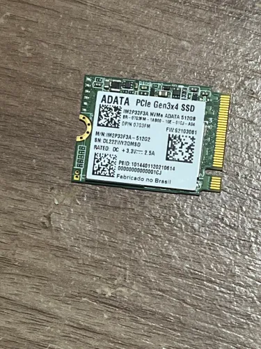 SSD ADATA NVMe M.2 2230 de 512 GB, modelo IM2P33F3A-512G2