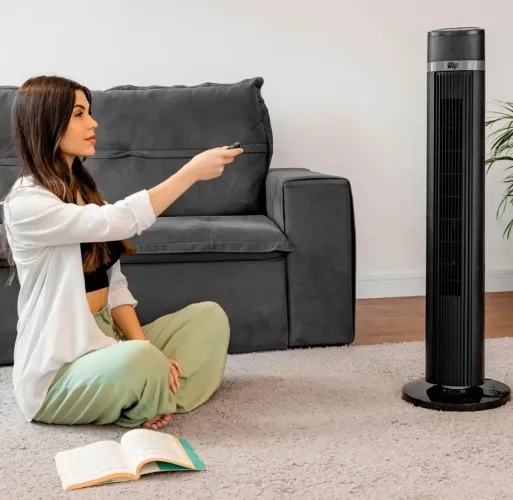 Ventilador de Torre WAP Air Silence com Ajuste de 4 Velocidades