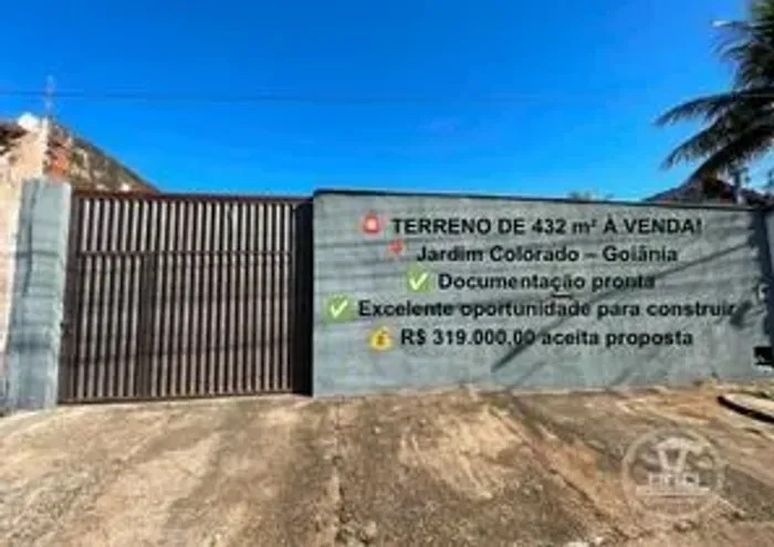 Terreno 432 m² no Jardim Colorado | Escriturado | Excelente Oportunidade