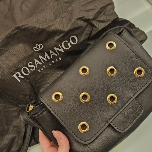 Bolsa crossbody rosamango preta nova