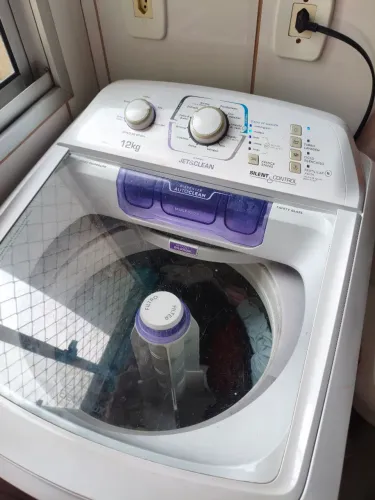 Máquina de lavar Eletrolux 12kg Branca Jet&Clean