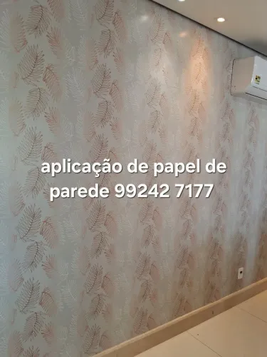 Aplicação de papel de parede * 