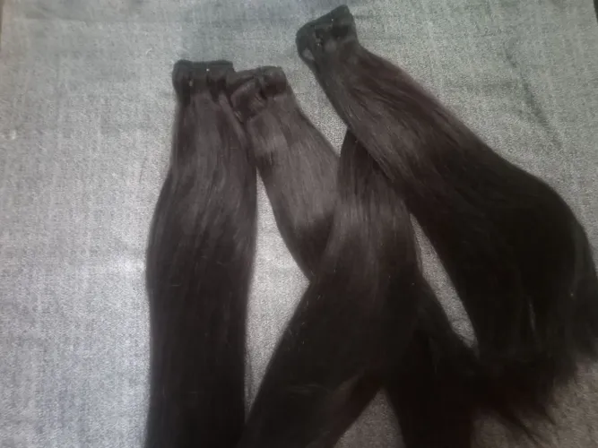 Cabelo natural virgem, na tela 45/50cm. 150gramas