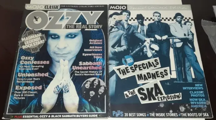 2 Revistas Mojo Classic - Ozzy OsBourne & Ska Explosion - Importadas