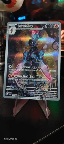Carta Pokemon Ceruledge Ilustração rara inglês