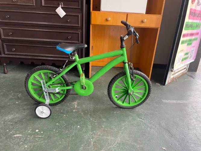 Bicicleta Infantil Aro 16 Verde