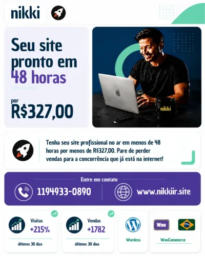 SITE focado em resultados para unificar seu marketing e potencializar sua presença no Face