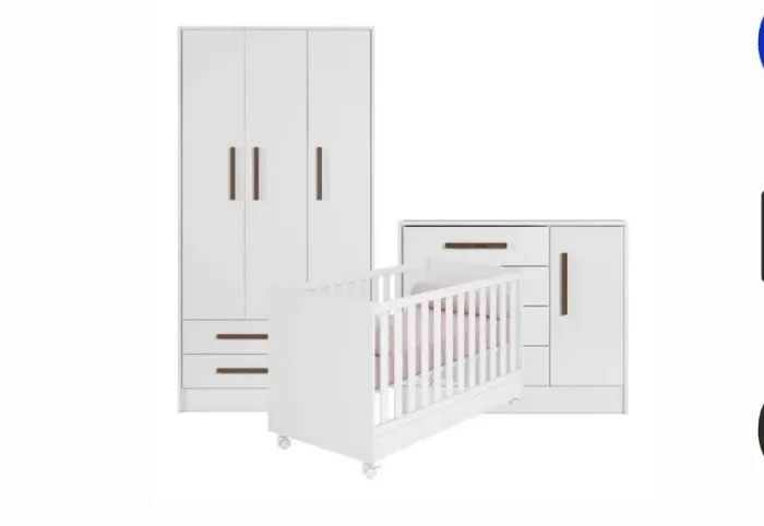Conjunto de quarto bebê/crianca 0 a 5 anos 
