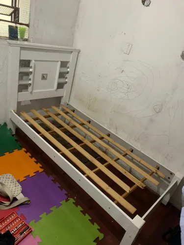 Cama + Colchão Solteiro