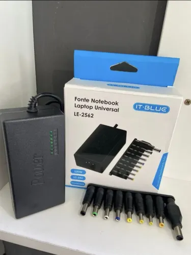 Carregador Notebook Universal 120W 9 pontas - entrega em São Luís e região