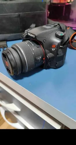 Camera Sony Alpha 57 - Kit Completo