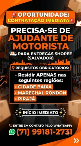 Ajudante de entregas