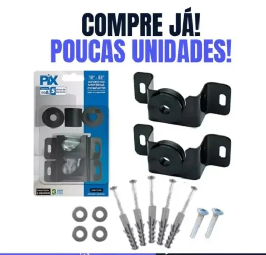 SUPORTE UNIVERSAL FIXO PARA TELEVISÃO E MONITOR