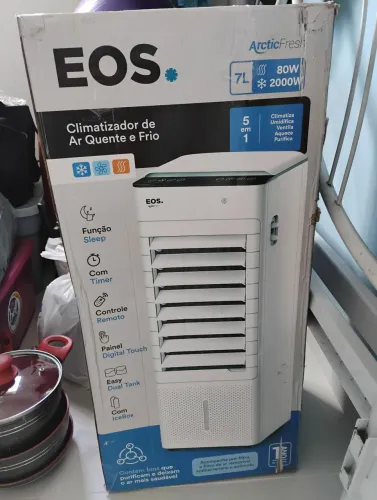 Climatizador e Aquecedor EOS ECL70Q com Controle remoto 220V branco
