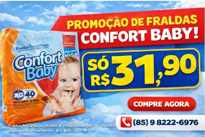 FRALDA DESCARTAVEL INFANTIL